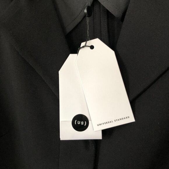 Universal Standard Desk-to-Dinner Ponte Blazer NWT Size 8 (2XS) Black - Picture 12 of 12